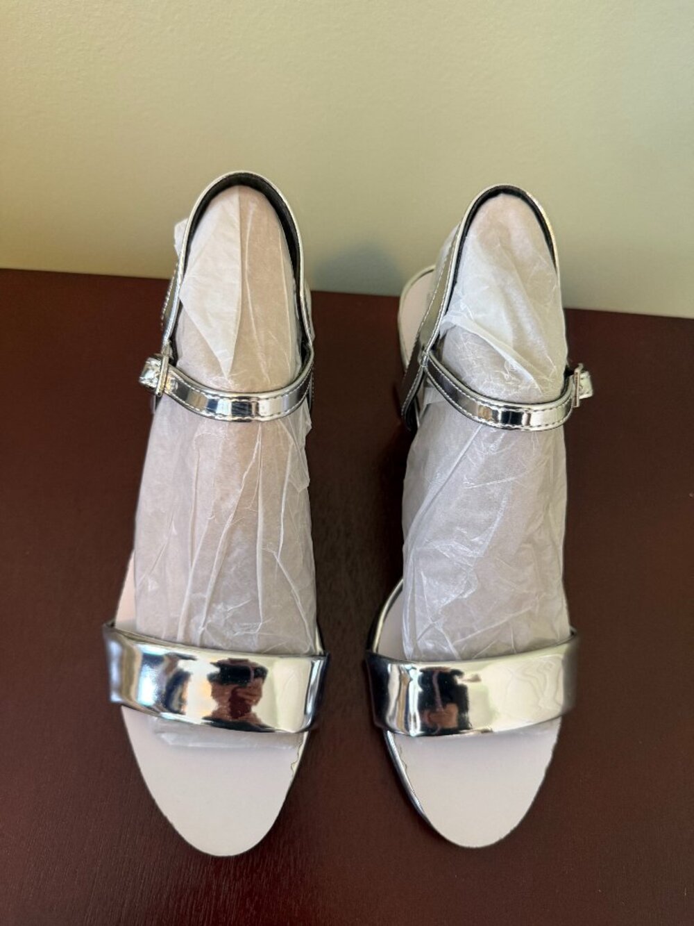 Silver Metallic Naturalizer Bristol Sandal 8.5 NWT